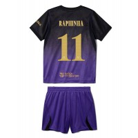 Barcelona Raphinha Belloli #11 Vieras Peliasu Lasten 2026-27 Lyhythihainen (+ Lyhyet housut)